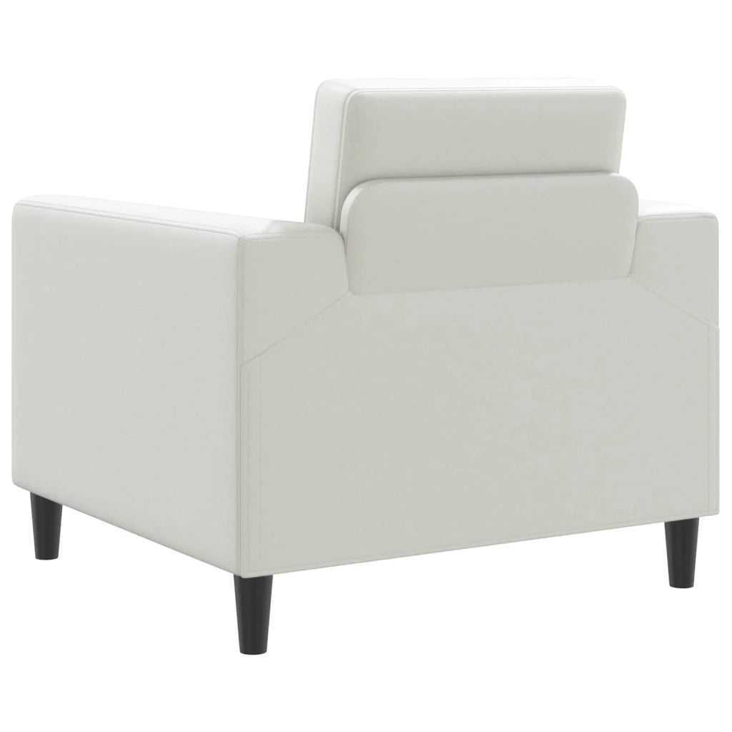 Poltrona Bianco Similpelle 42042474