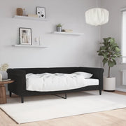 Divano Letto con Materasso Nero 90x190 cm in Velluto 3197762