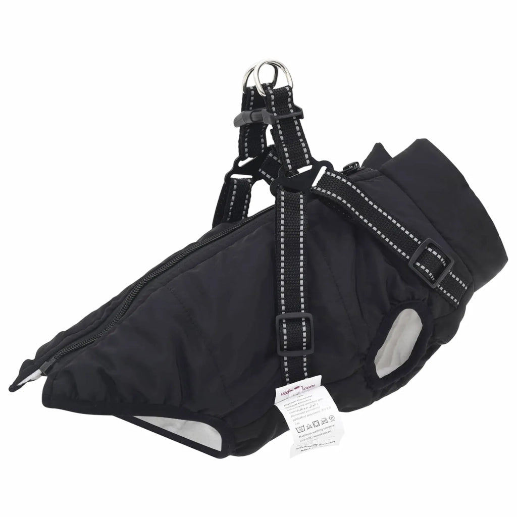 Cappotto per Cani Nero L28 Pile e Poliestere CFW9692964