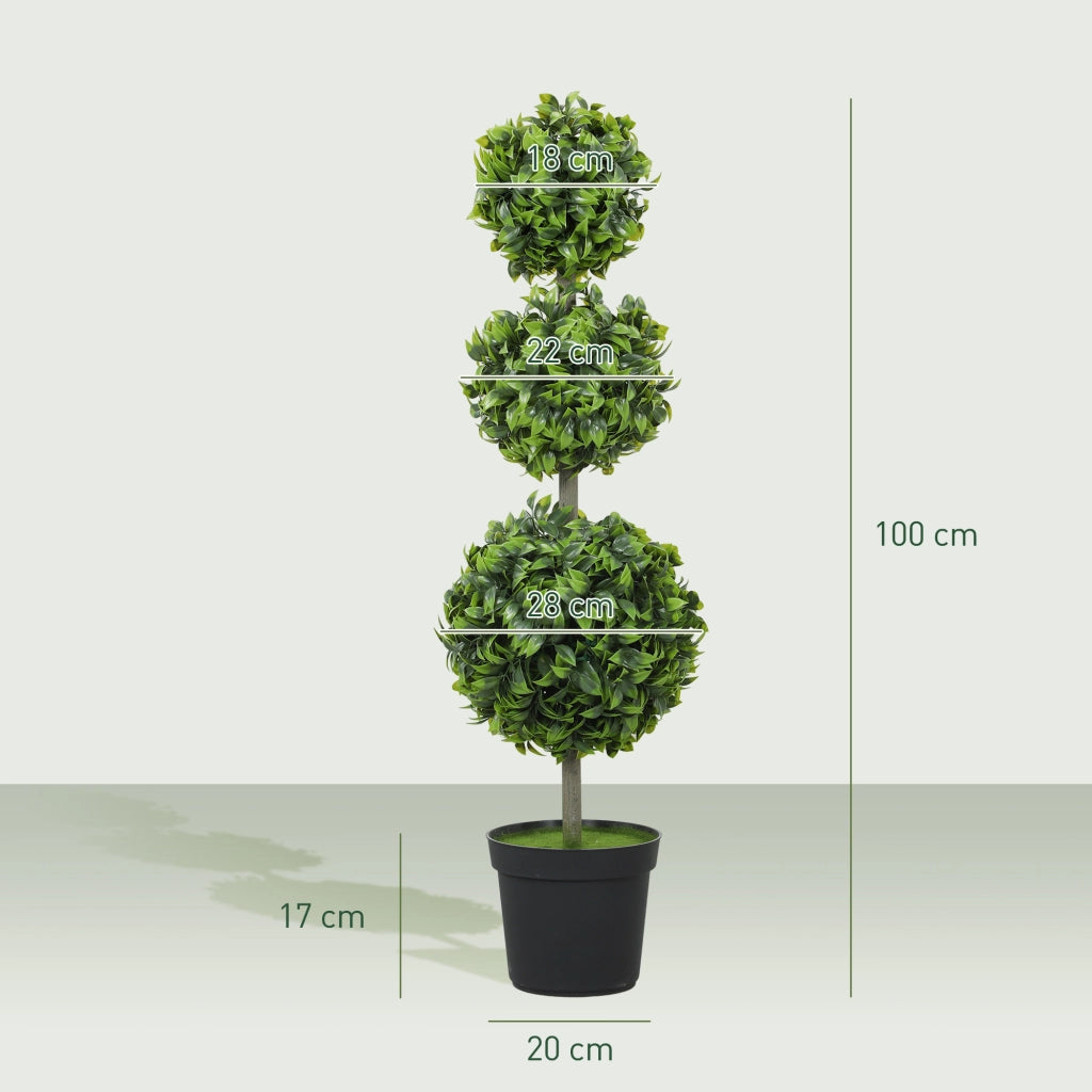 Pianta Artificiale in Vaso ¨C Minimal ¨C Verde, Foglie Plastica, Terra Feltro