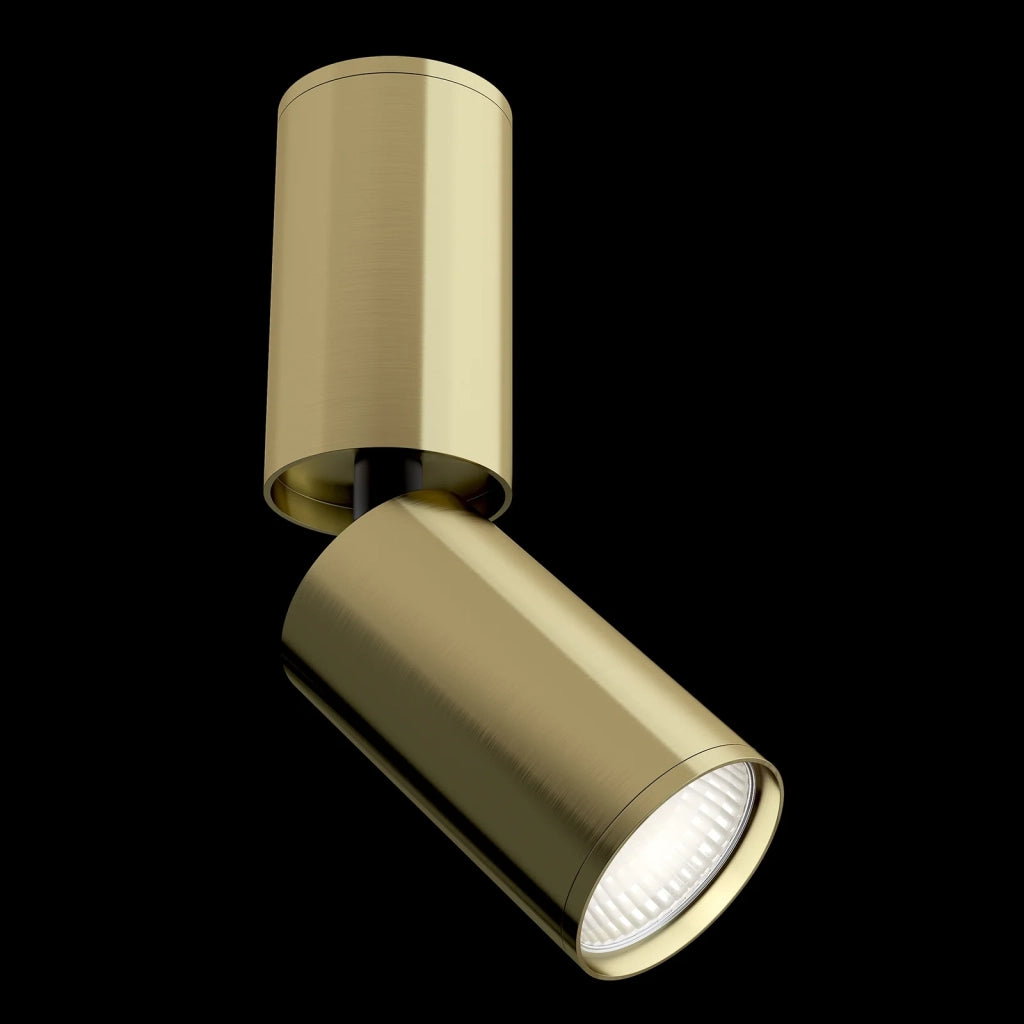 Maytoni Lampada da soffitto moderna FOCUS S 1 luce GU10 ottone metallo