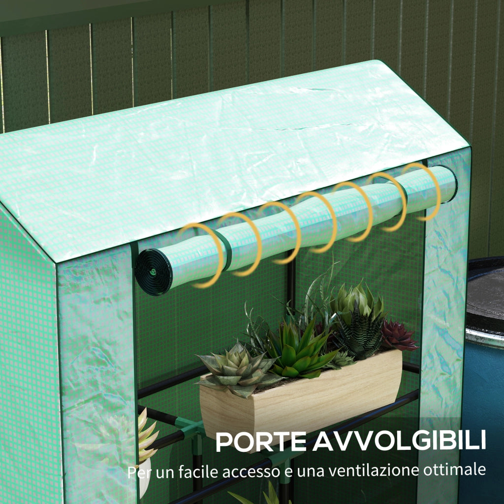 Serra da Giardino 3 Livelli ¨C Minimal ¨C Verde 100x40x150 cm