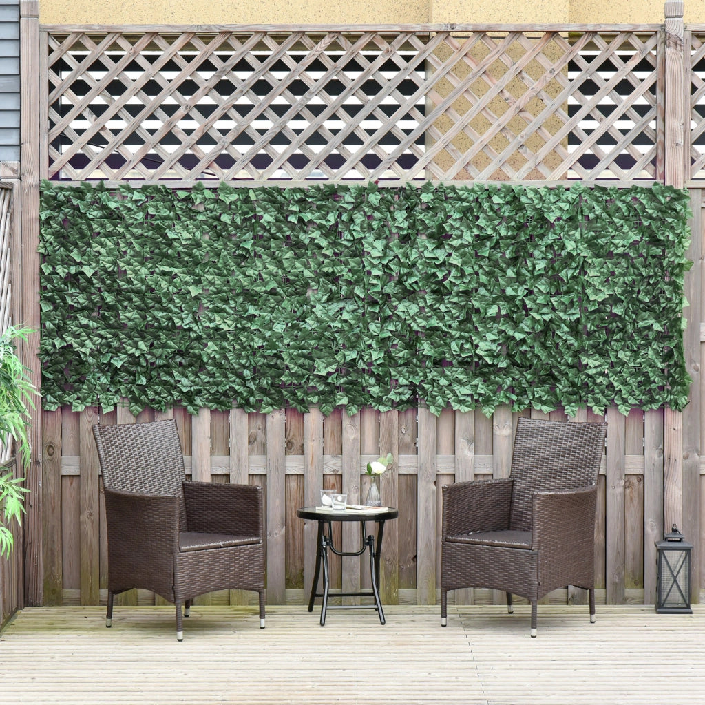 Siepe Artificiale in PE ¨C Minimal ¨C Verde Scuro 300x100cm