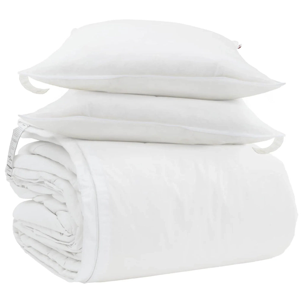 Set di Piumoni con cuscino 3 pcs Bianco Piuma d'anatra 3377215