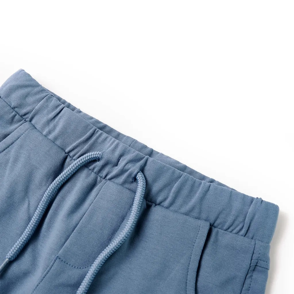 Pantaloncini per Bambini con Coulisse Blu Scuro 140