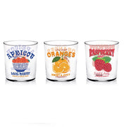 Set 3 Bicchieri da Tavola in Vetro Conic Fruit 36 cl