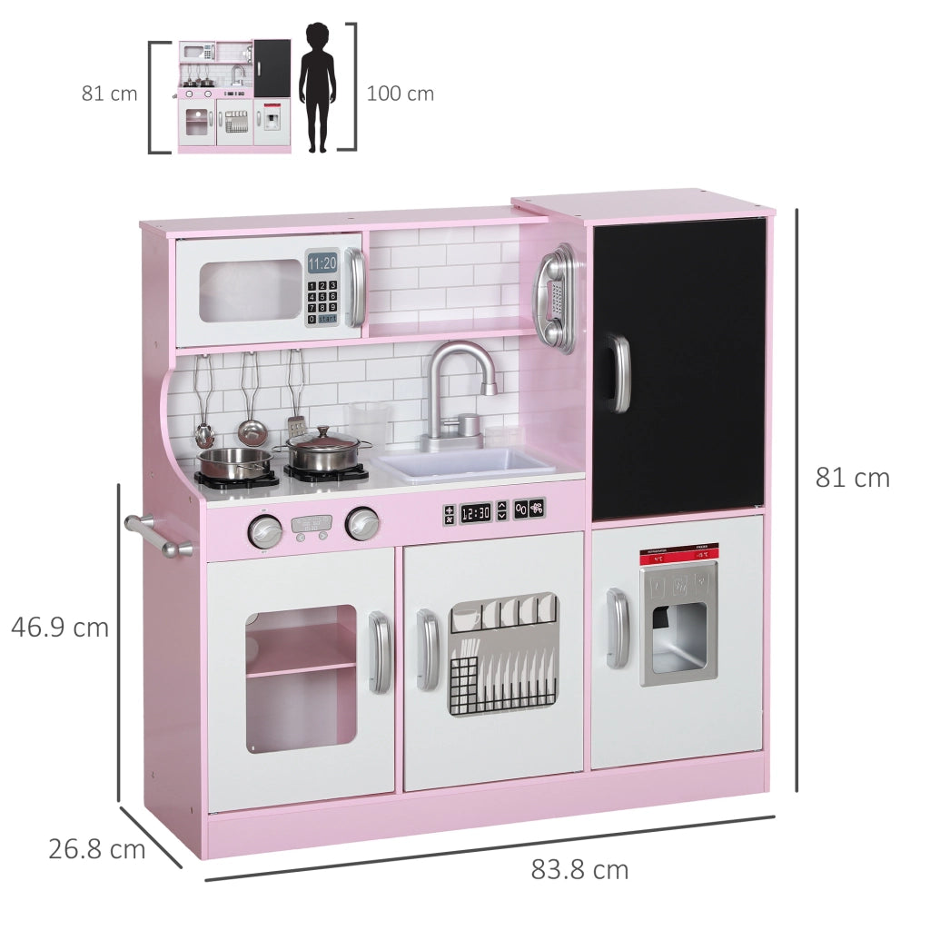 Cucina Giocattolo in Legno per Bambini ¨C Zephmum ¨C Rosa