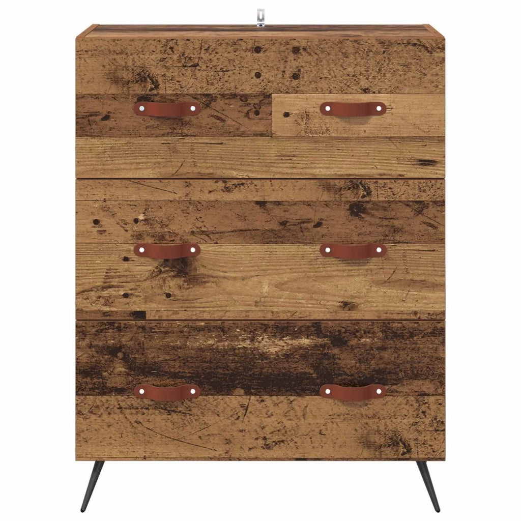 Cassettiera con cassetto Legno vecchio 69,5 x 34 x 90 cm CFW9238321