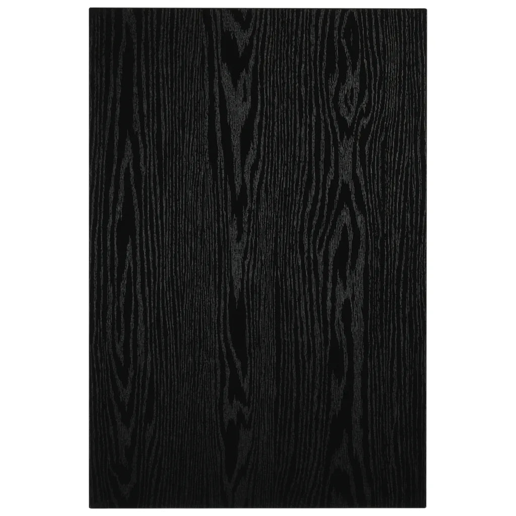 Set Mobili da Bagno 2 pz Ceramica Nero 279336