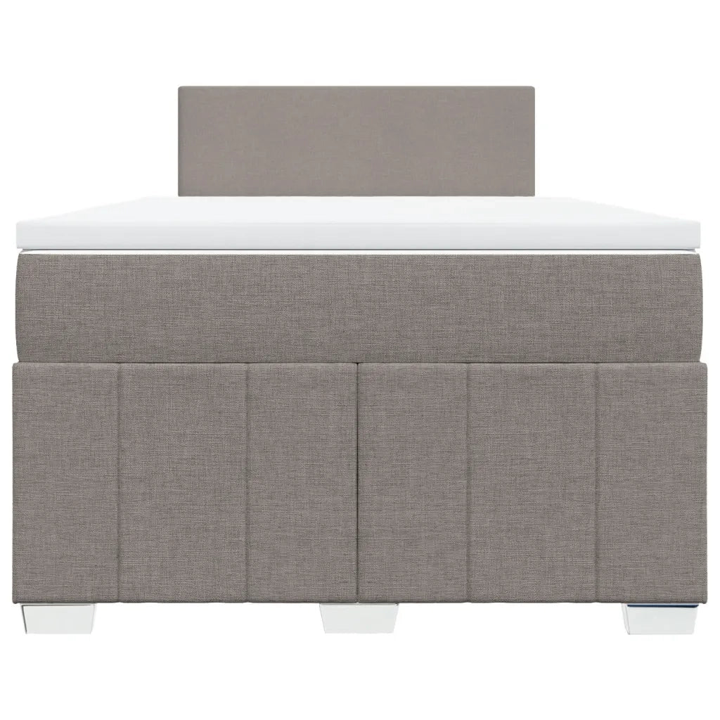 Giroletto a Molle con Materasso Tortora 120x190 cm in Tessuto 3289304