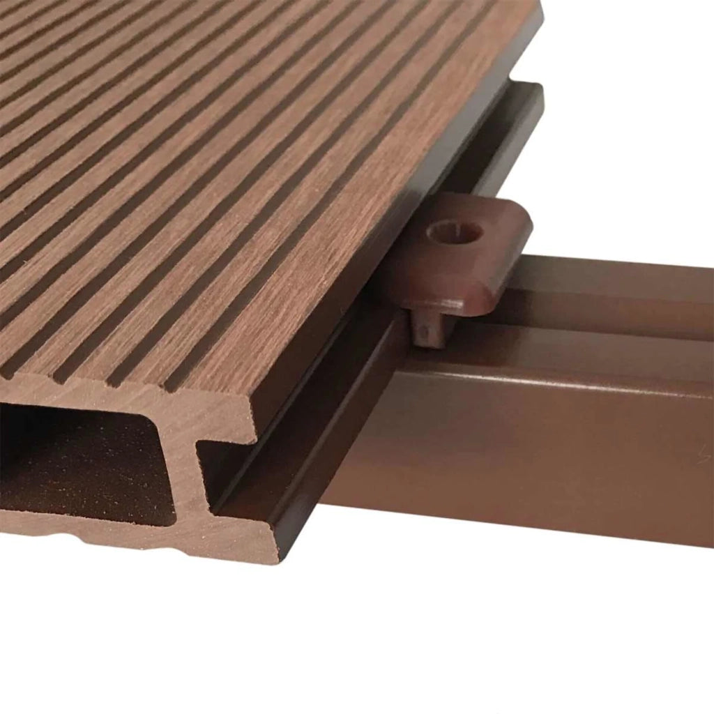 Pavimento da Deck 6 pcs Marrone WPC 42046662