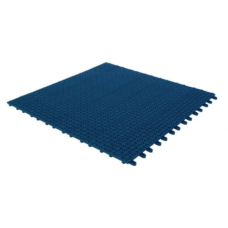 Set da 9 Piastrelle Flessibili in Plastica 55,5 x 55,5 cm da esterno, drenanti 2,7 m2 Colore: Verde
