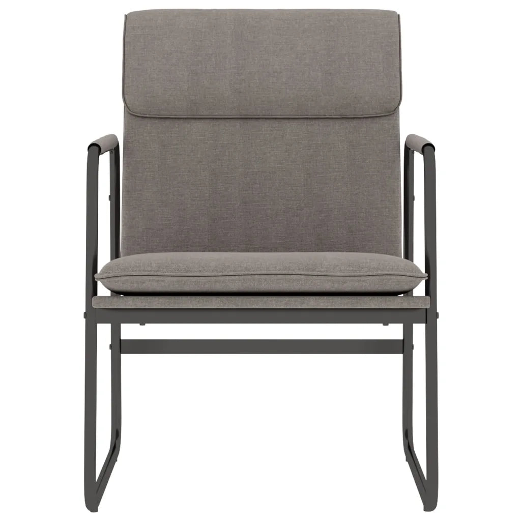 Sedia Lounge Tortora 55x64x80 cm in Tessuto 351347
