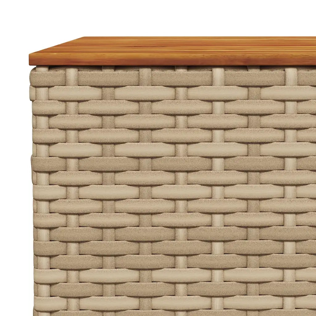 Set Divani da Giardino 11 pz con Cuscini Beige in Polyrattan 3262051