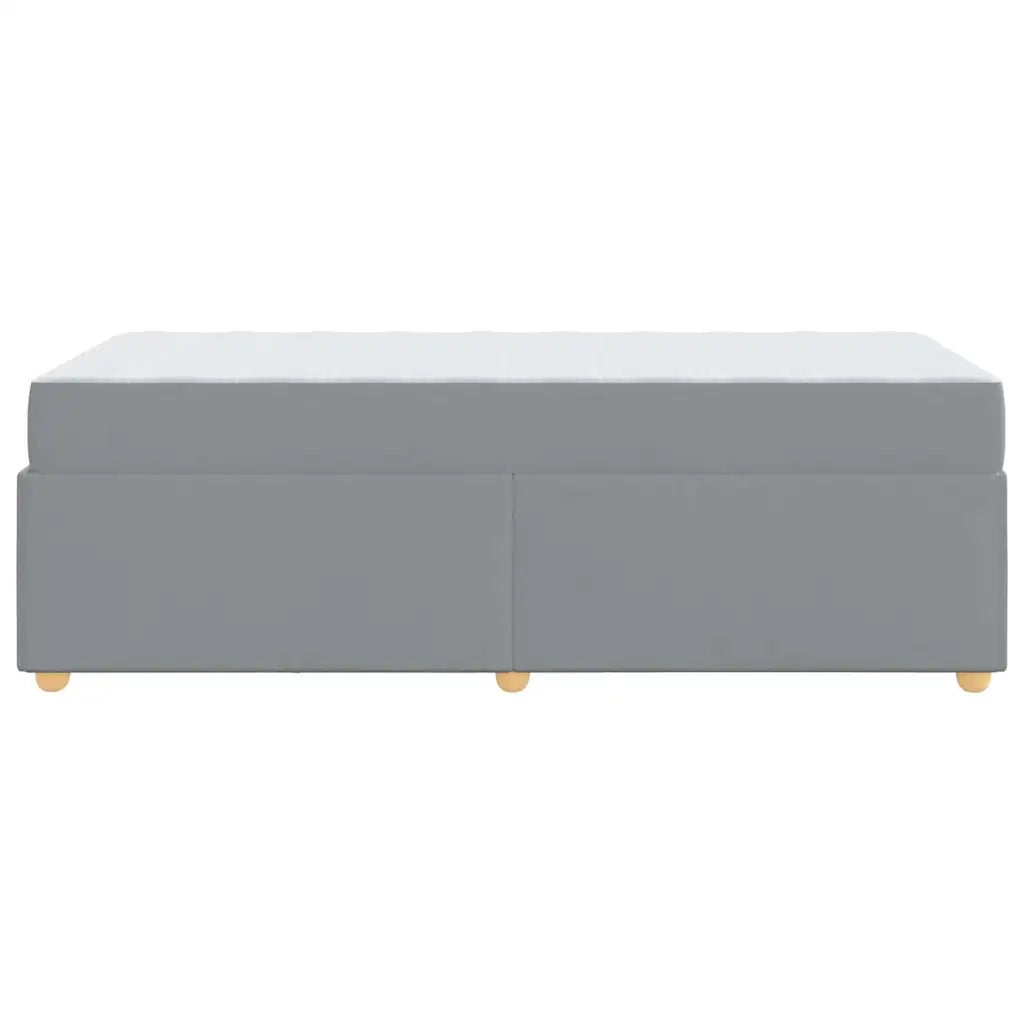 Struttura del letto-Giroletto Grigio chiaro 90 x 200 cm Tessuto 794290