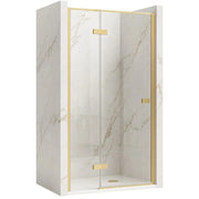 Porta Doccia Rea Atlas 90 Brush Gold destra