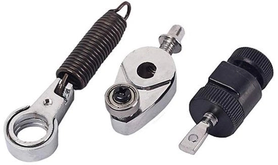 Kit di Pedali Tamburo a Batteria con Montaggio a Lente - Componenti Tamburo - Facile da Montare - Materiale Metallico - Alta Qualità - Pedale Tamburo