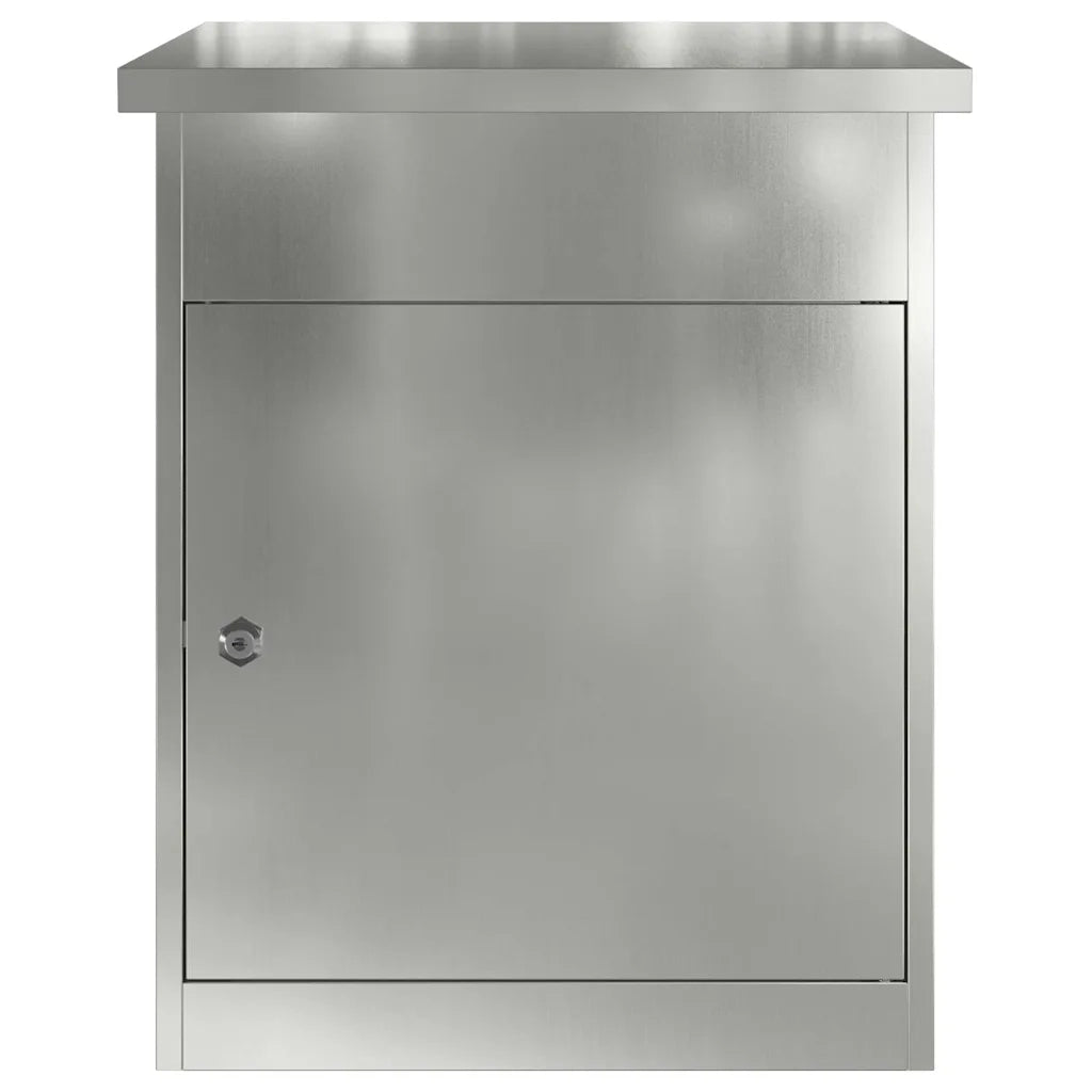 Cassetta per pacchi Nero 47.5 x 38 x 59 cm Acciaio zincato 874945