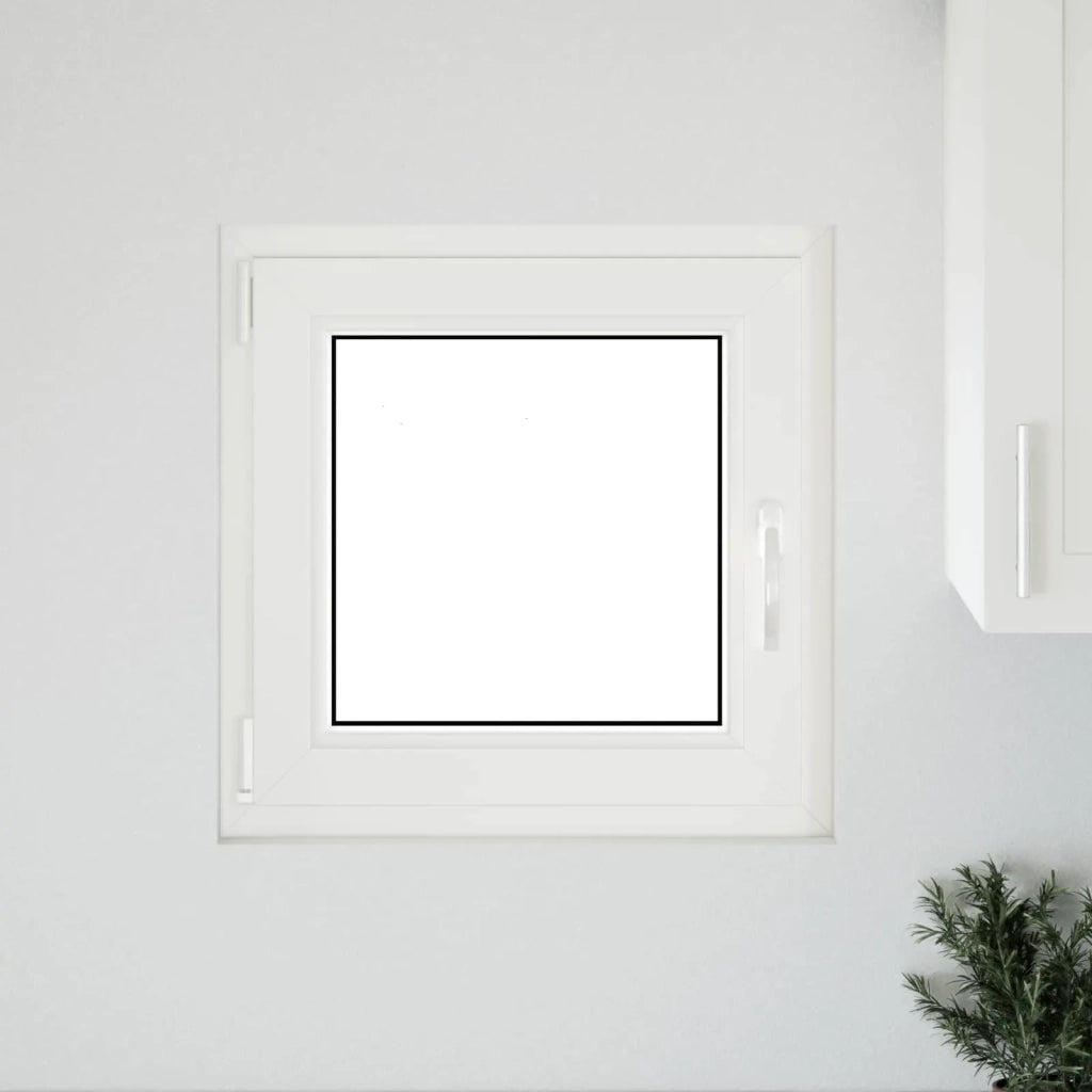 Finestra per Soffitta RISOR 60 x 60 cm PVC e Vetro Bianco CFW3643336