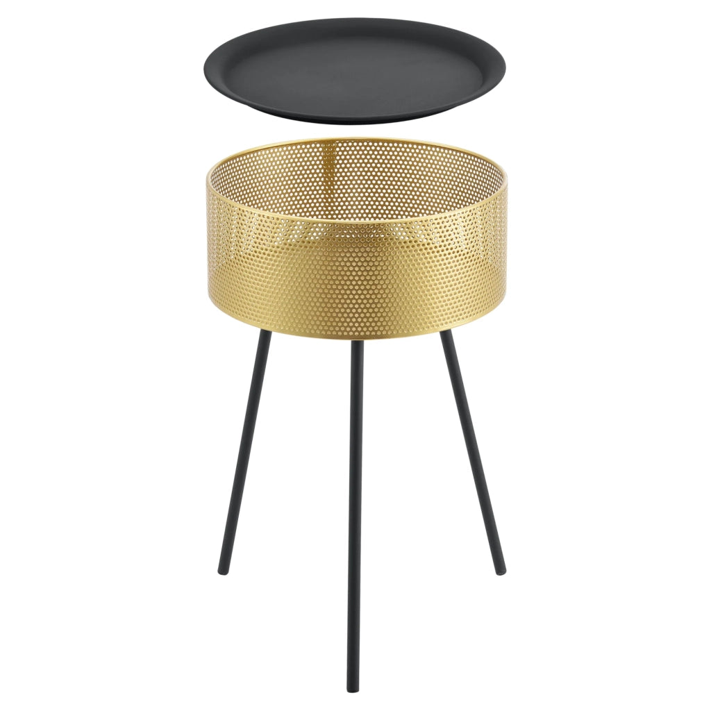 Tavolino 65 x 40 cm oro nero 03_0008544