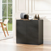 Mobile Contenitore Multiuso ¨C MINIMAL ¨C Nero, Legno Chiaro, 60x30x70