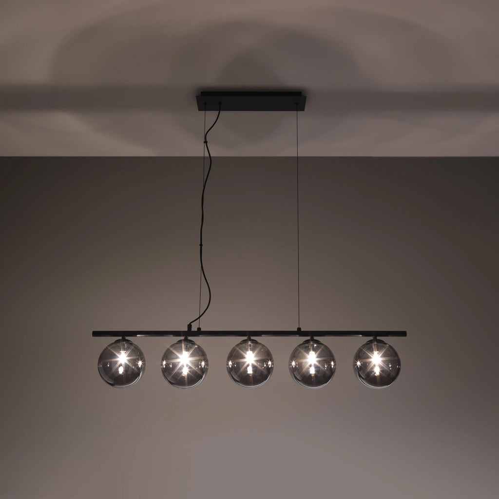 Lampadario EDERA nero