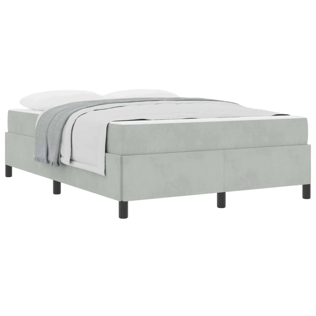 Struttura del letto Grigio chiaro 160 x 200 cm Tessuto 3399072