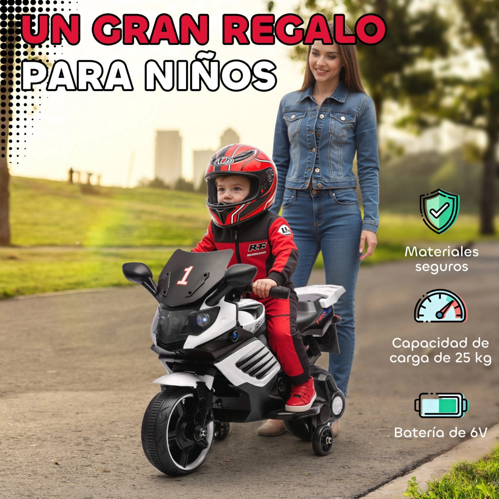 Moto Elettrica Bambini ¨C zephmum ¨C Bianco