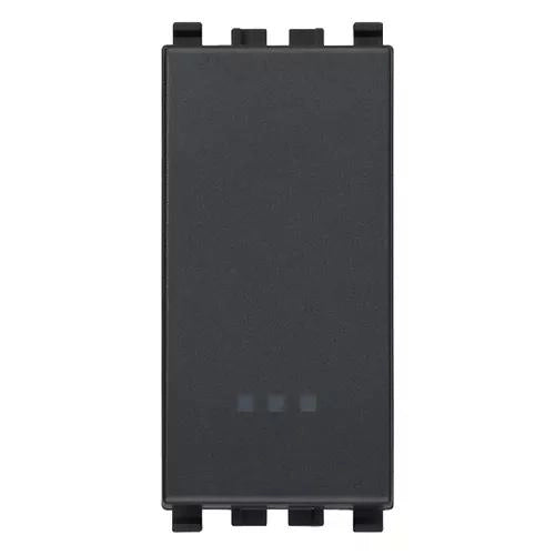 VIMAR EIKON - PULSANTE 1P NO 10A GRIGIO