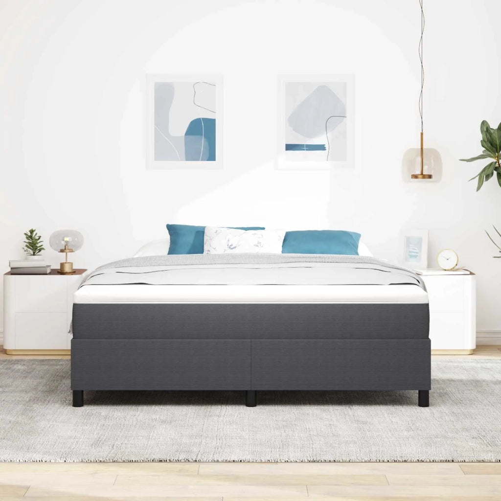 Struttura letto piattaforma Grigio scuro 180 x 200 cm 3337423