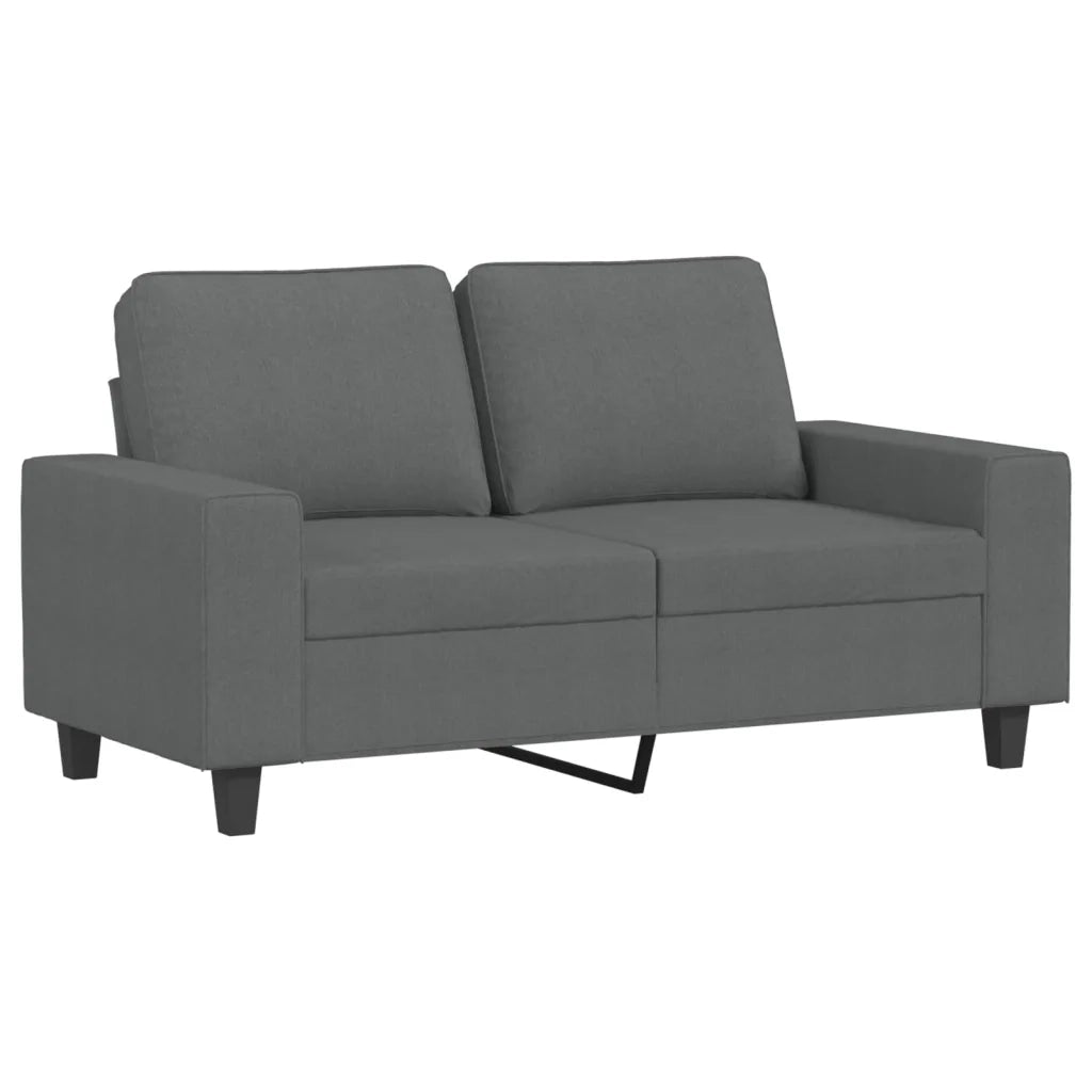 Divano a 2 Posti-Sofa 2 Posti Grigio Scuro 120 cm in Tessuto 254808