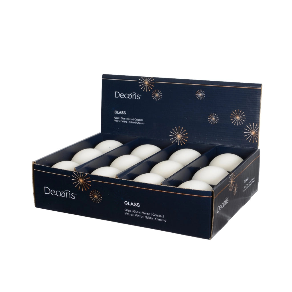 Pallina Vt opaco bianco caldo d8cm