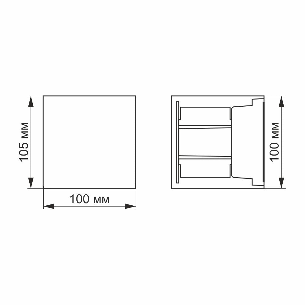 Applique esterna regolabile LED 6W bianca IP54 Videx