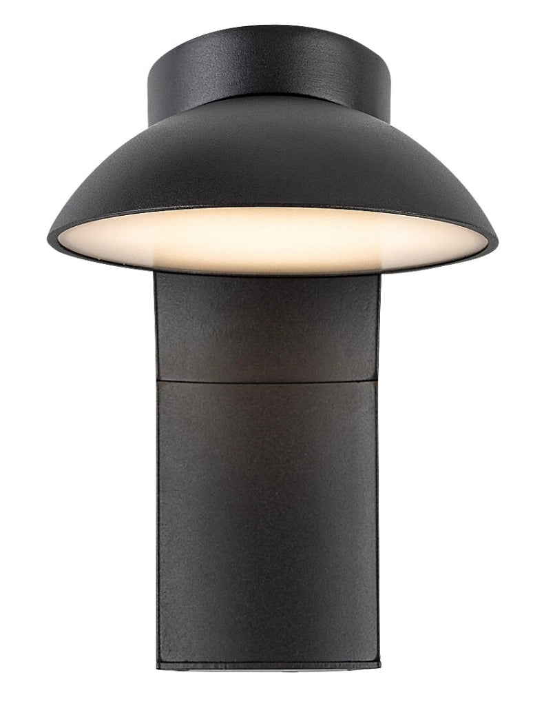 Applique esterna nera orientabile LED 12W 3000K IP54