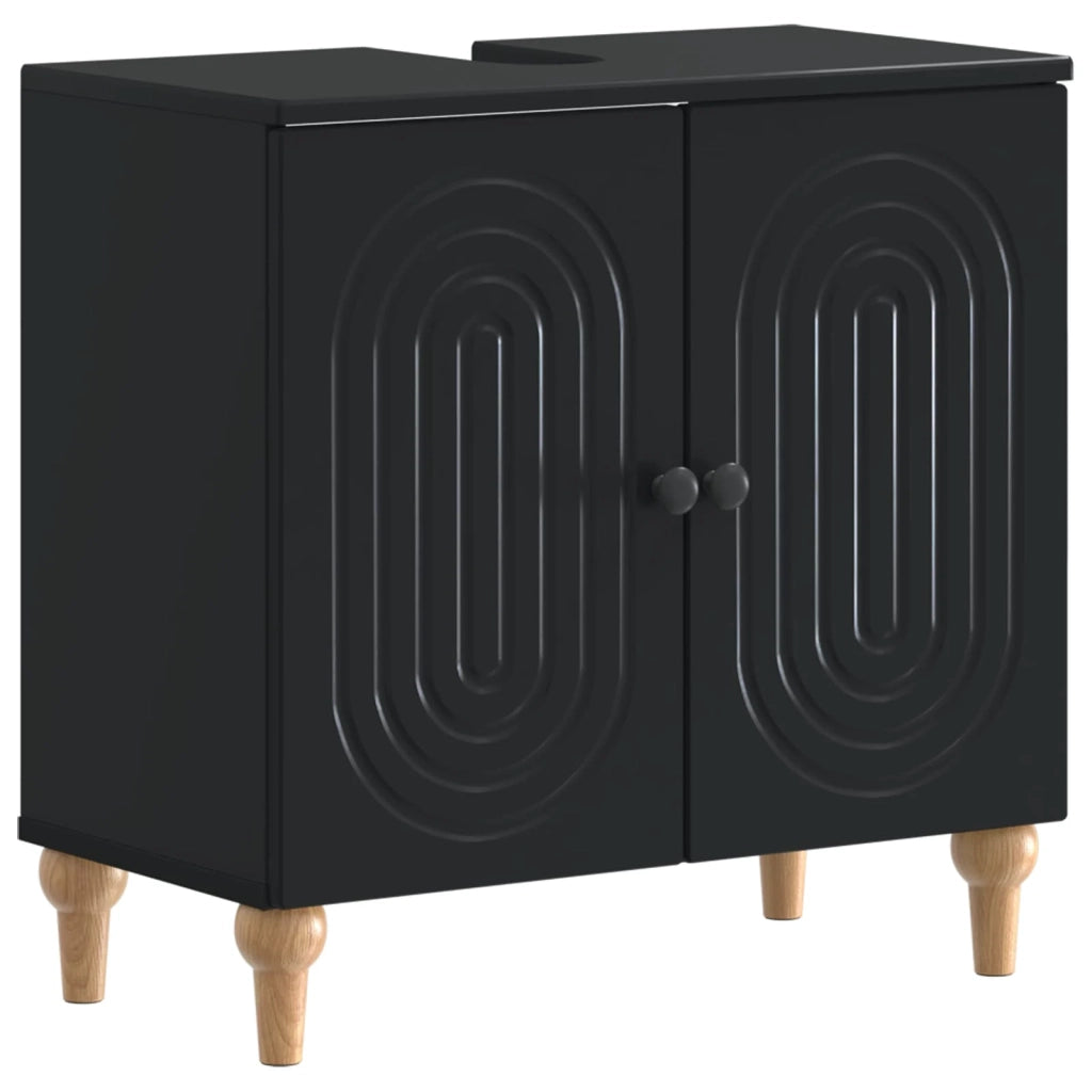 Set di Armadi da Bagno da 2 Pezzi ALKMAAR Nero 3417586