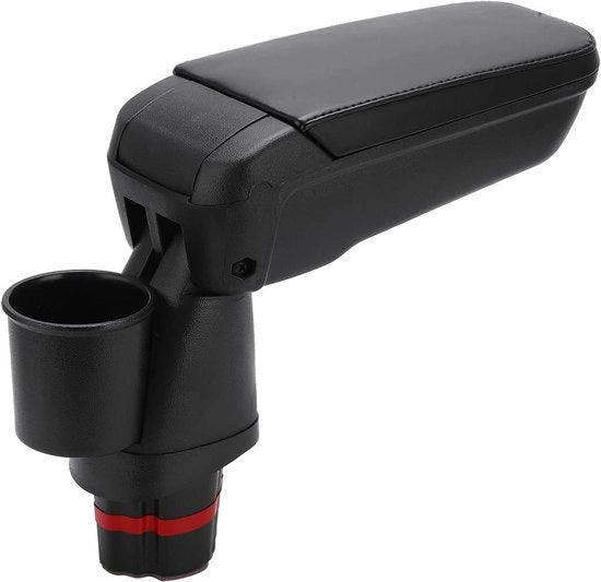 Steppatore centrale con funzione di rotazione per auto - con contenitore per bottiglia di acqua - manubrio in pelle con adesivo a nastro