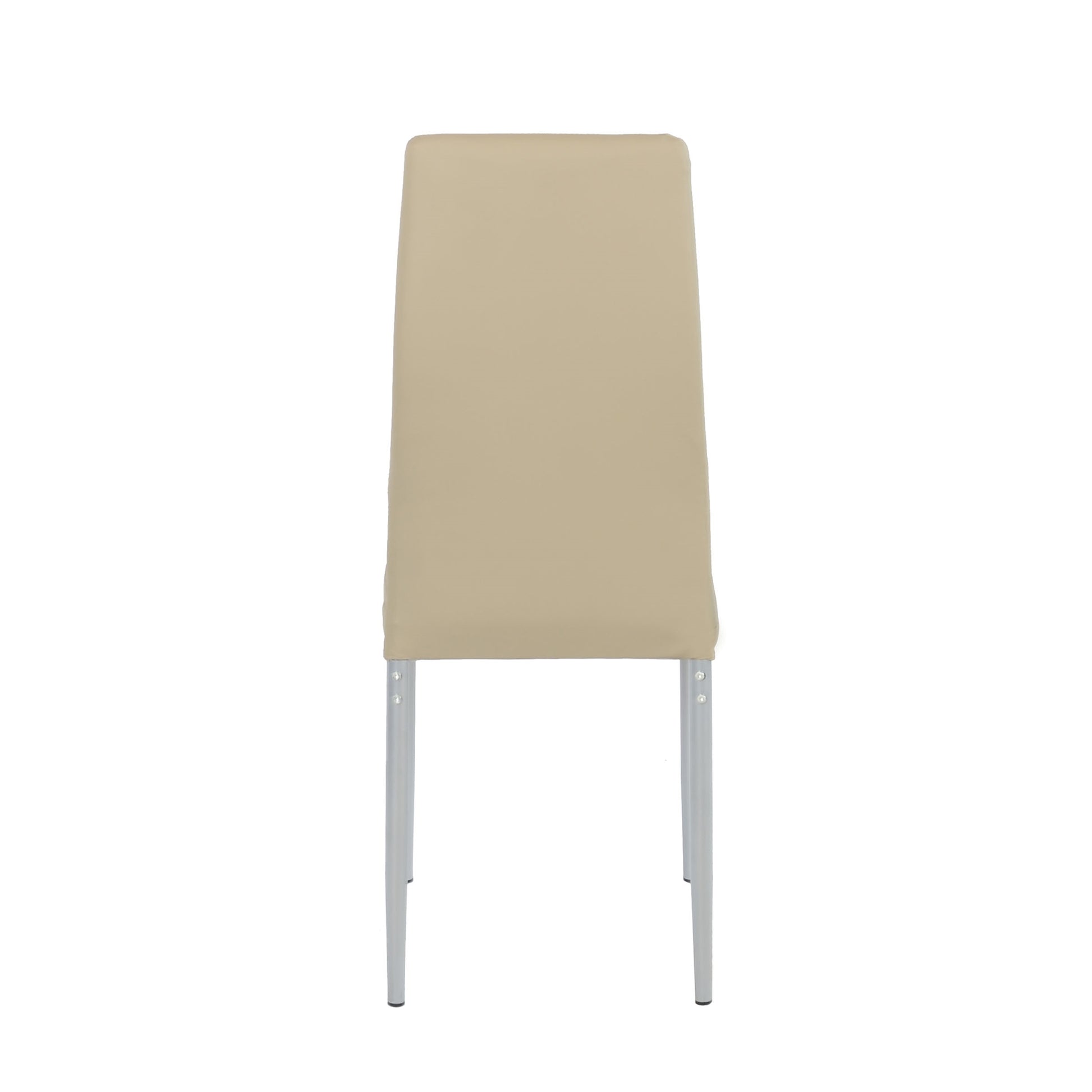 Set Da 6, Sedia Queen Kit All/Tortora In Similpelle 6Pz