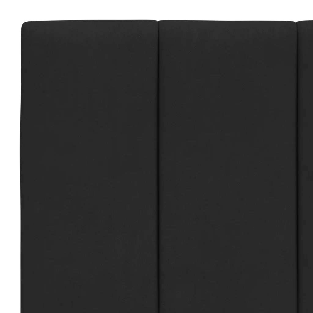 Cuscino Testiera Hanko Nero 100 cm in Velluto 374657