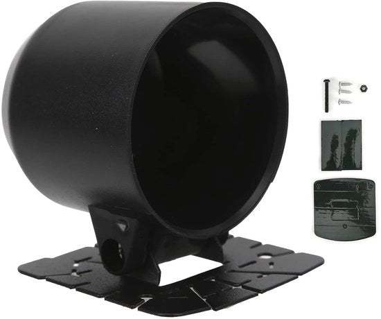 Supporto per tachimetro per applicazioni pesanti - universale - per camion, motocicli e auto - 52 mm - nero - plastica