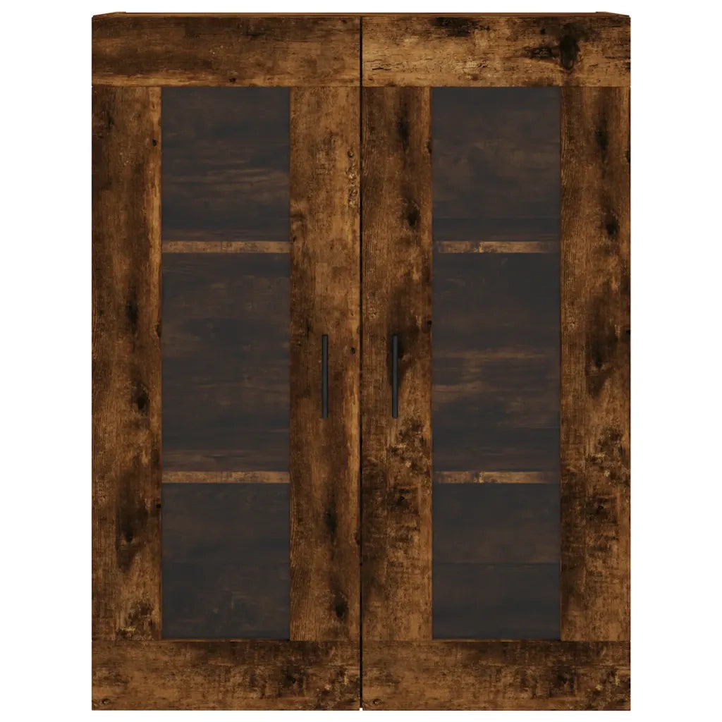 Mobile a Parete Rovere Fumo 69,5x34x90 cm 828497