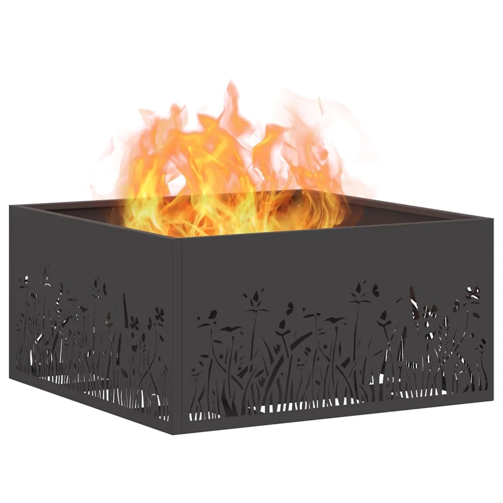 Focolare Nero 60 x 60 x 30 cm Acciaio CFW4808658