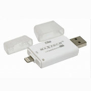 Trade Shop - Pennetta Otg Per Schede Sd/tf Usb Adattatore Compatibile Con Ios Maxtech Lts-ip001 -