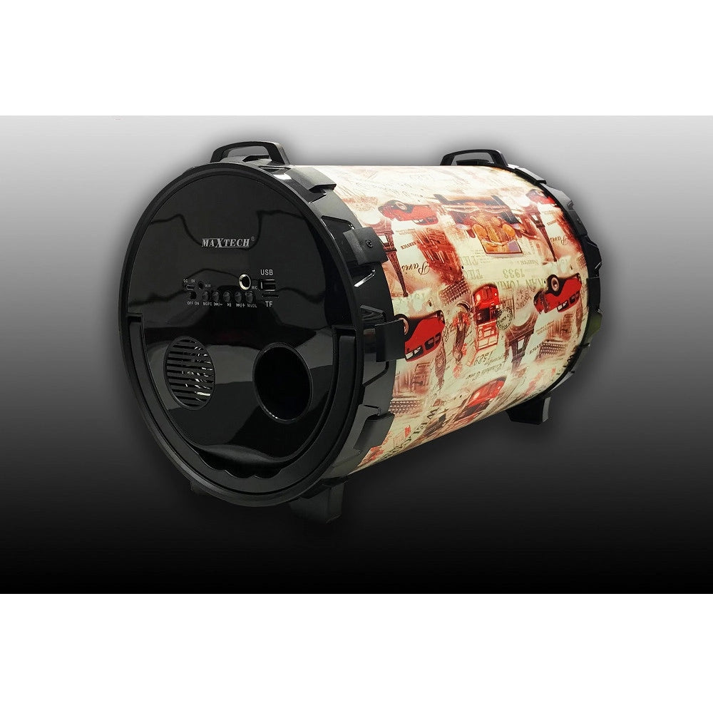 Trade Shop - Cassa Bluetooth Speaker Portatile Tracolla Aux Usb Tf Fm E 10w Maxtech Ca-bt005 -