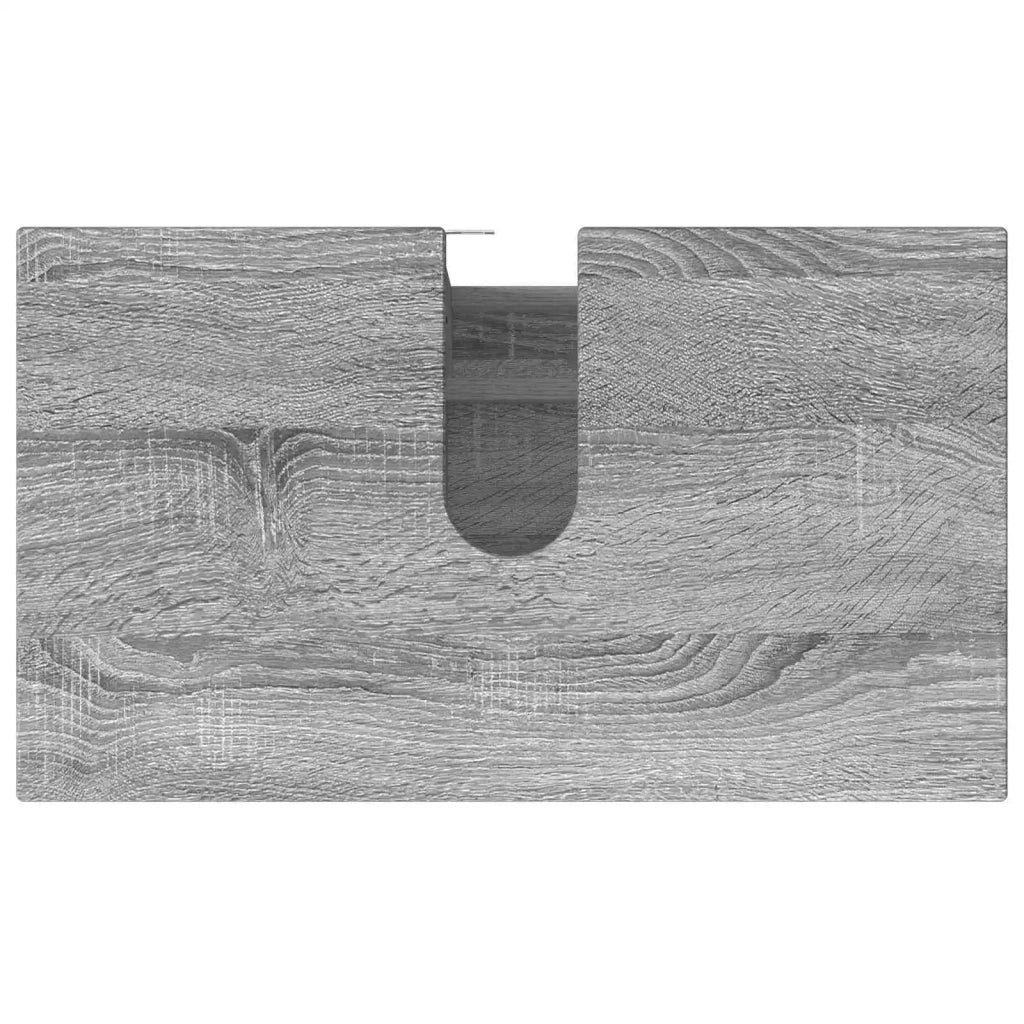 Mobiletto da bagno Sonoma grigio 60 x 35 x 60 cm 889381