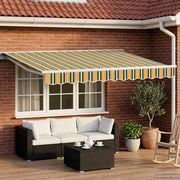 Cornice per Tenda Manuale con LED 3 x 2,5 m 3420589