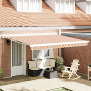 Tenda Retrattile Multicolore 400 × 300 cm Tessuto e Metallo 3330571