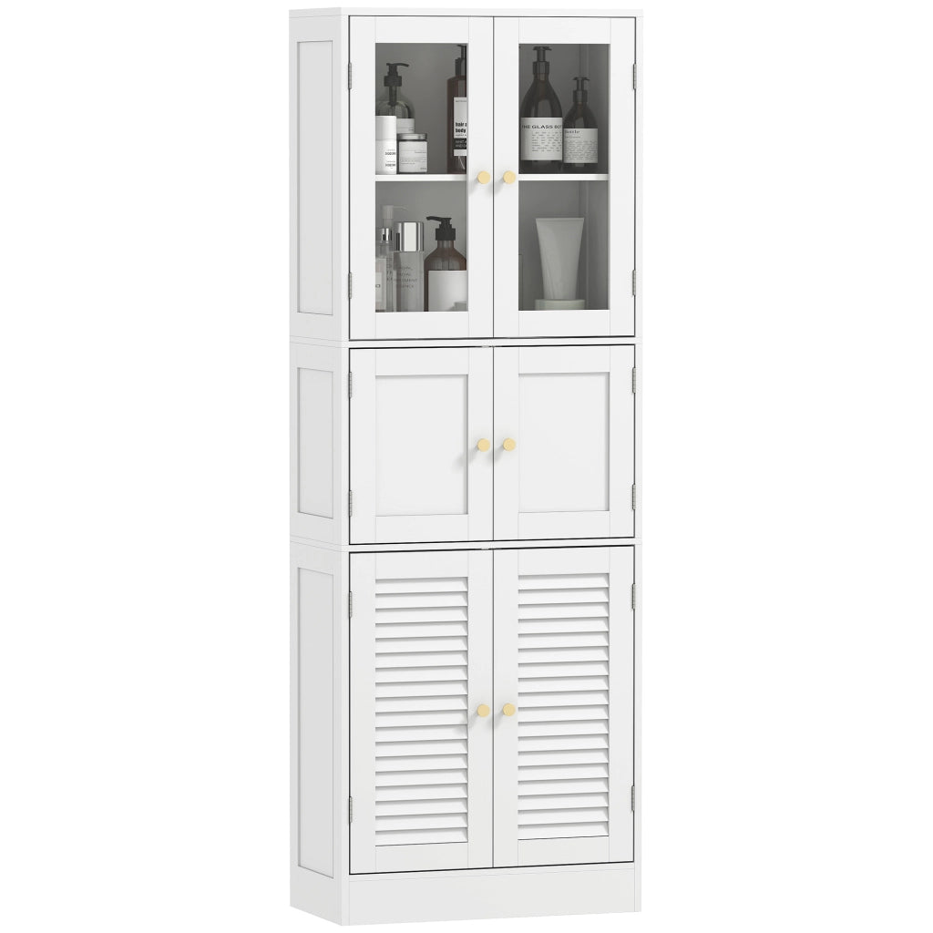 Mobile da bagno alto con 6 ante ¨C Minimal ¨C Bianco