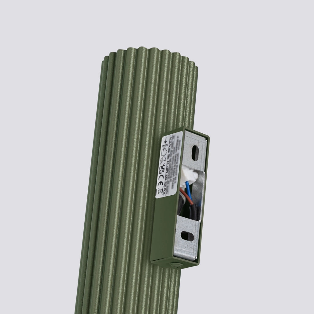 Lampada da parete KARBON 30 verde oliva