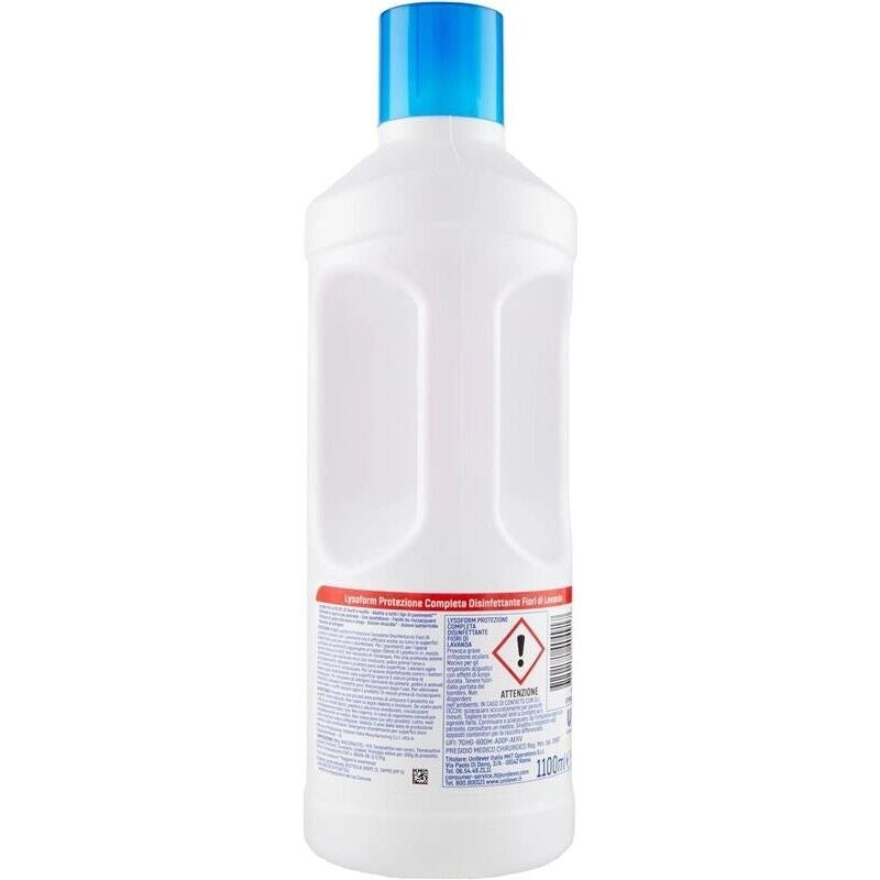 LYSOFORM LIQUIDO PER PAVIMENTI 1,1 LT DISINFETTA E PULISCE LAVANDA