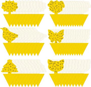 Stickers per la lotta contro le muffe - adesivi viscosi per piante - controllo insetti indoor e outdoor - impermeabili e non tossici - 60 pezzi